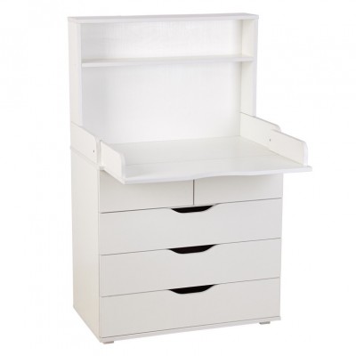 Комод Polini kids Simple 2782, со стеллажом, белый