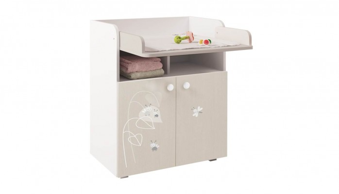 Комод Polini kids French 1270,  Amis, белый-дуб пастельный
