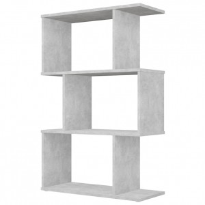 Стеллаж Polini Home Smart фигурный 3 секции, бетон