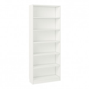Стеллаж Polini Home Smart Вертикальный, 6 секций, 80x28x202 см, белый