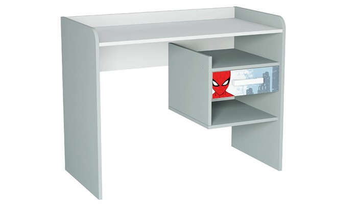 Стол письменный Polini kids Marvel 1005 Человек паук, белый