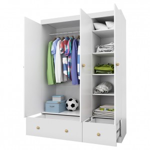 Шкаф трехсекционный Polini kids Fun 1360, белый