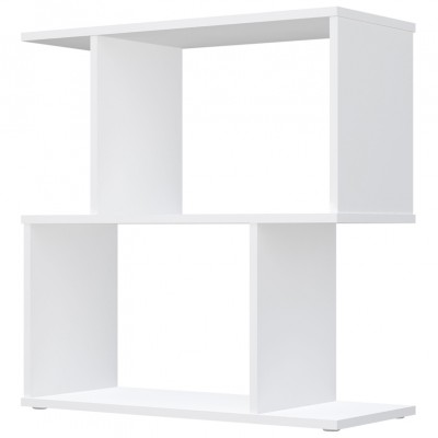 Стеллаж Polini Home Smart фигурный 2 секции, белый